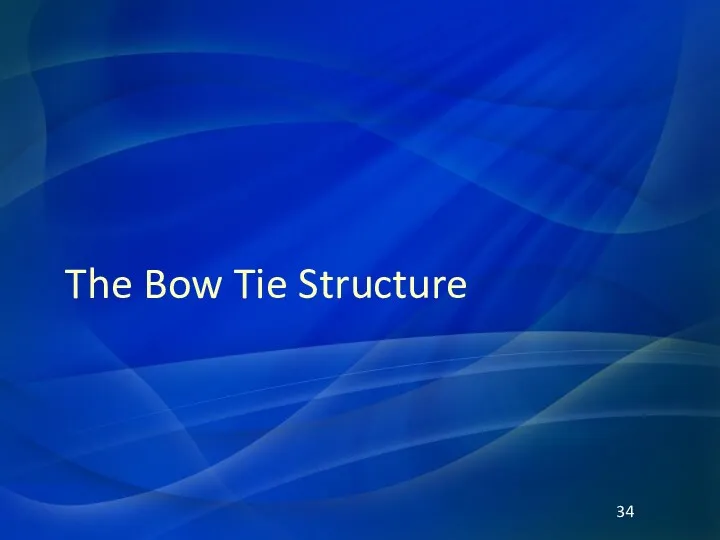 The Bow Tie Structure