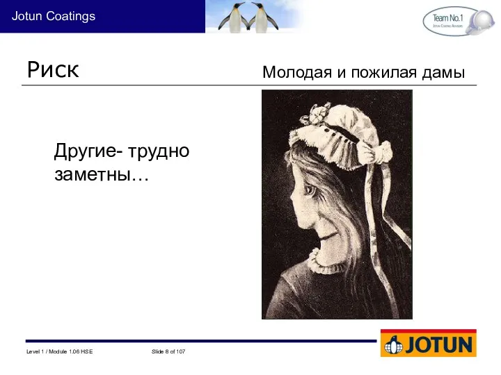 Молодая и пожилая дамы Другие- трудно заметны… Риск