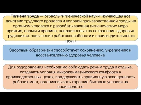 Шубина Е.А. Гигиена труда — отрасль гигиенической науки, изучающая воз­действие