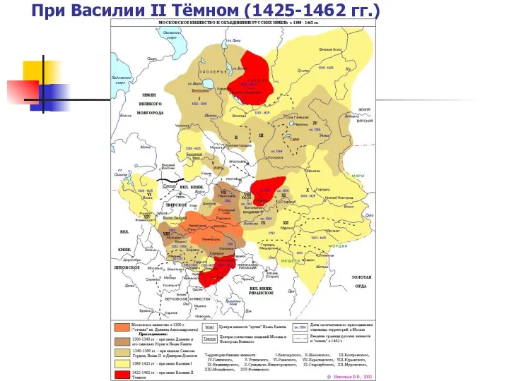 При Василии II Тёмном (1425-1462 гг.)