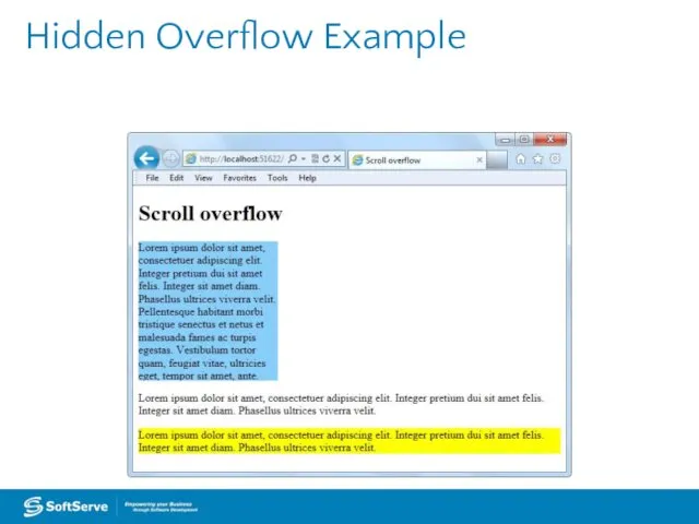 Hidden Overflow Example