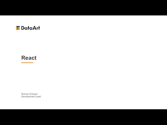 React Roman Enikeev Development Lead