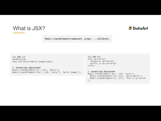 What is JSX?