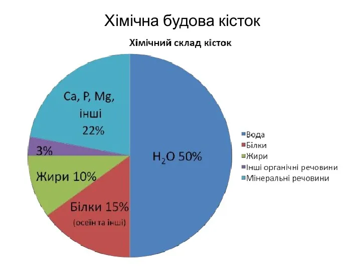 Хімічна будова кісток