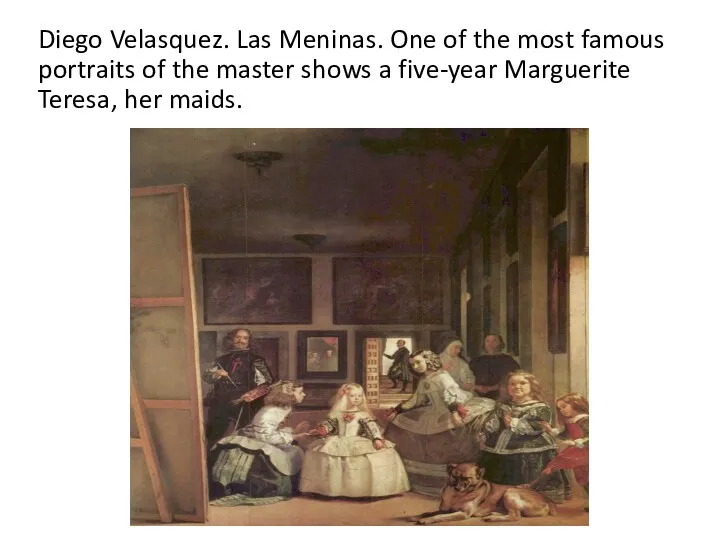 Diego Velasquez. Las Meninas. One of the most famous portraits of the master