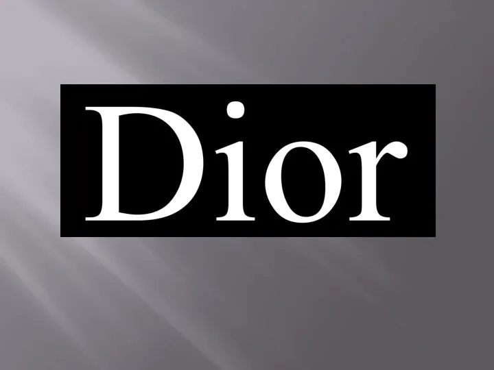 Мода. Из истории мирового бренда Dior