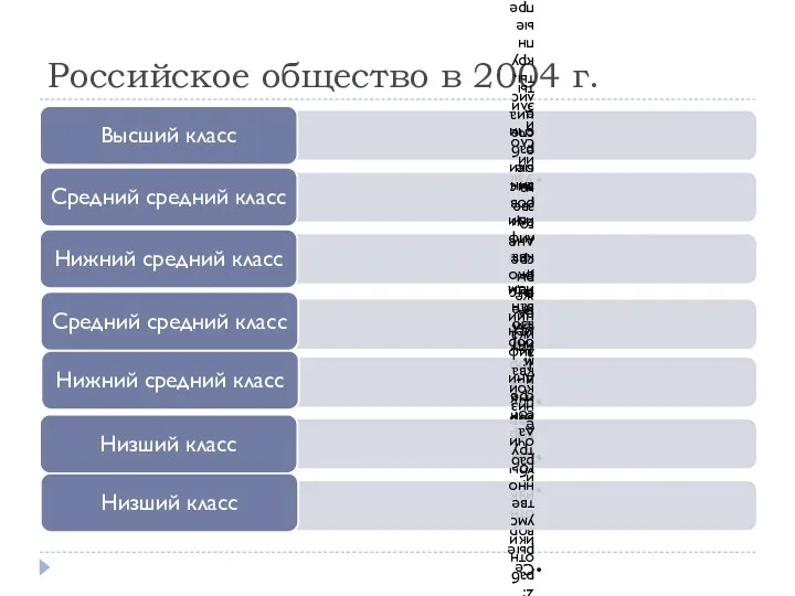 Российское общество в 2004 г.