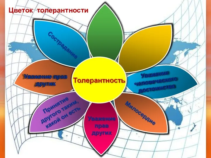 Сотрудничество Прощение Цветок толерантности