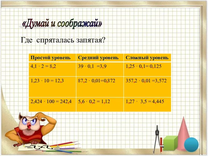 Где спряталась запятая? «Думай и соображай»