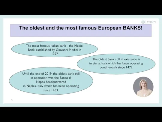 The oldest and the most famous European BANKS! The most