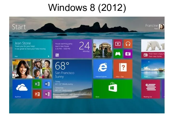 Windows 8 (2012)