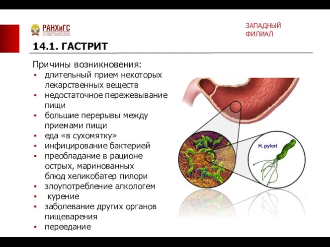 Причины возникновения: длительный прием некоторых лекарственных веществ недостаточное пережевывание пищи