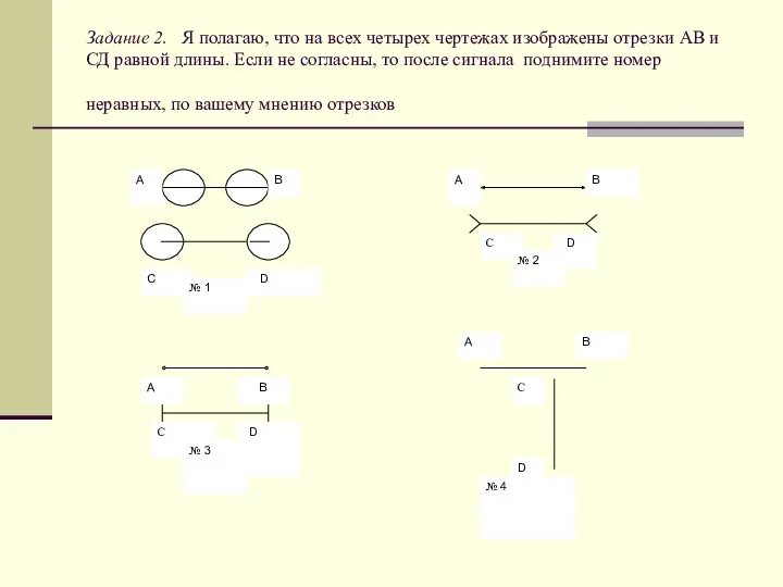 Задание 2. Я полагаю, что на всех четырех чертежах изображены