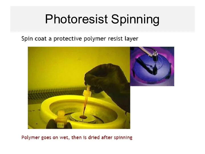 Photoresist Spinning