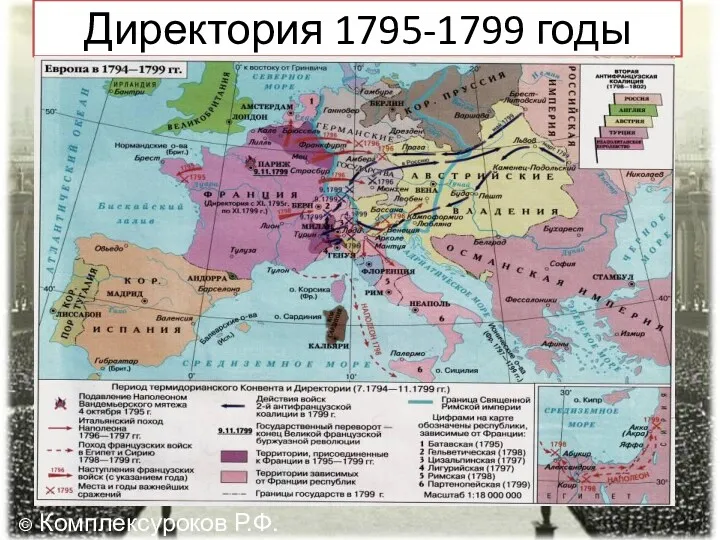 Директория 1795-1799 годы © Комплексуроков Р.Ф.