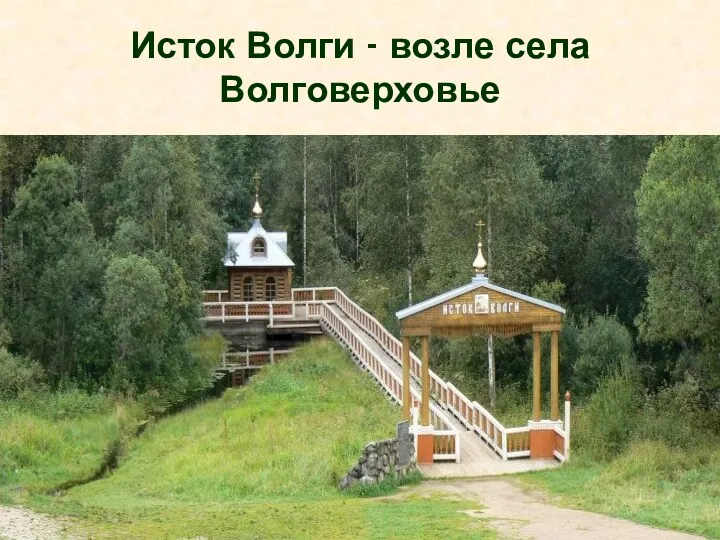 Исток Волги - возле села Волговерховье