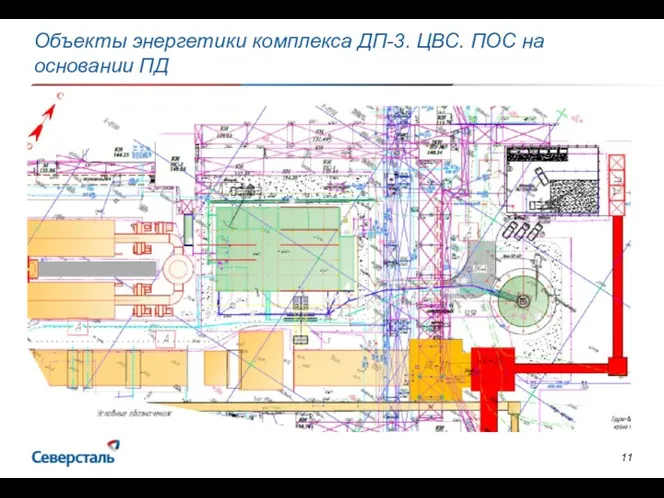 Объекты энергетики комплекса ДП-3. ЦВС. ПОС на основании ПД