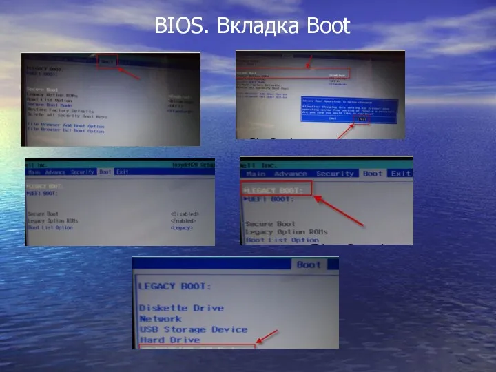 BIOS. Вкладка Boot