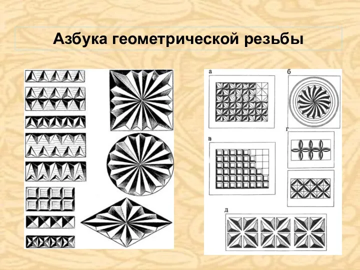 Азбука геометрической резьбы