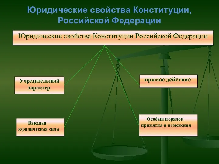 Юридические свойства Конституции, Российской Федерации