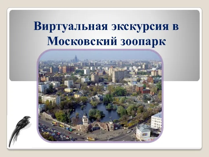 Виртуальная экскурсия в Московский зоопарк