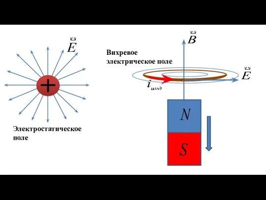 Электростатическое поле Вихревое электрическое поле