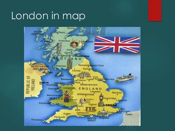 London in map