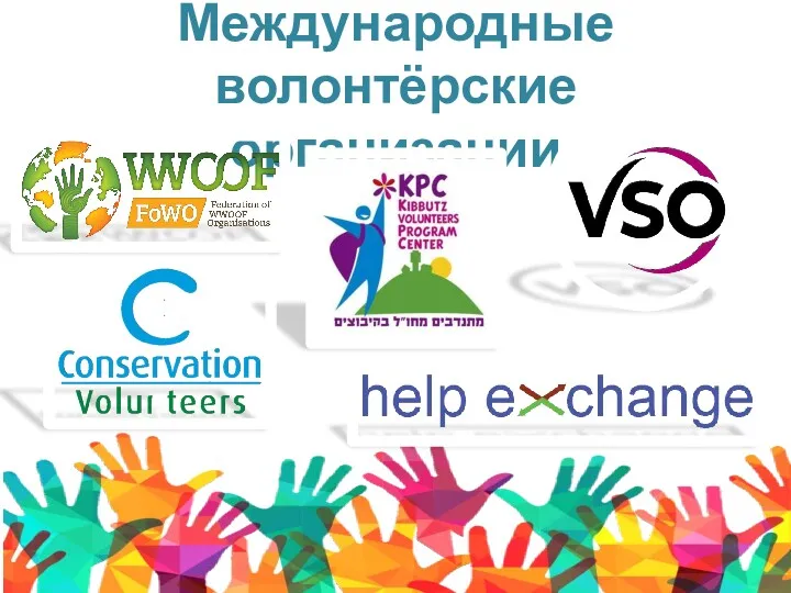 Международные волонтёрские организации