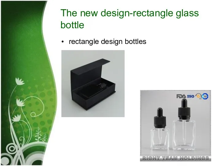 The new design-rectangle glass bottle rectangle design bottles