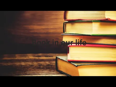 Book in our life