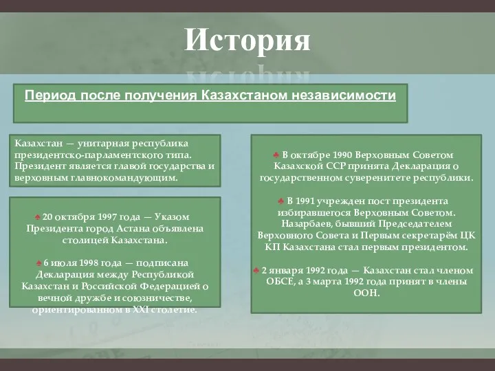 В октябре 1990 Верховным Советом Казахской ССР принята Декларация о