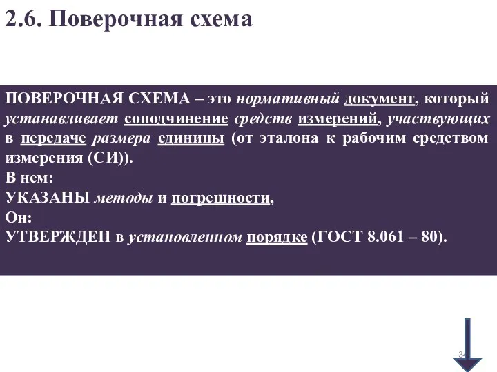 ПОВЕРОЧНАЯ СХЕМА – это нормативный документ, который устанавливает соподчинение средств