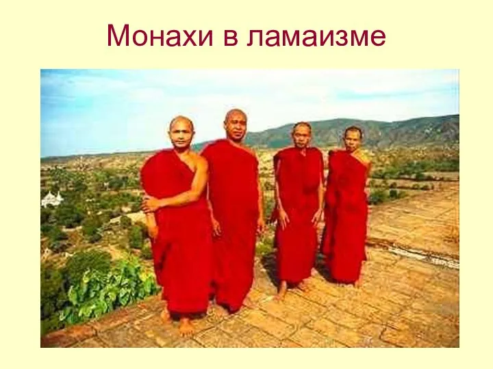 Монахи в ламаизме