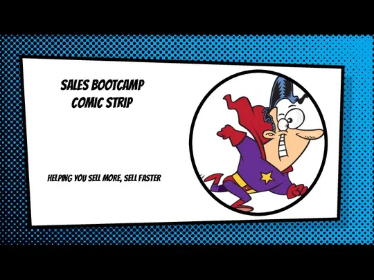 Sales bootcamp. Comic strip