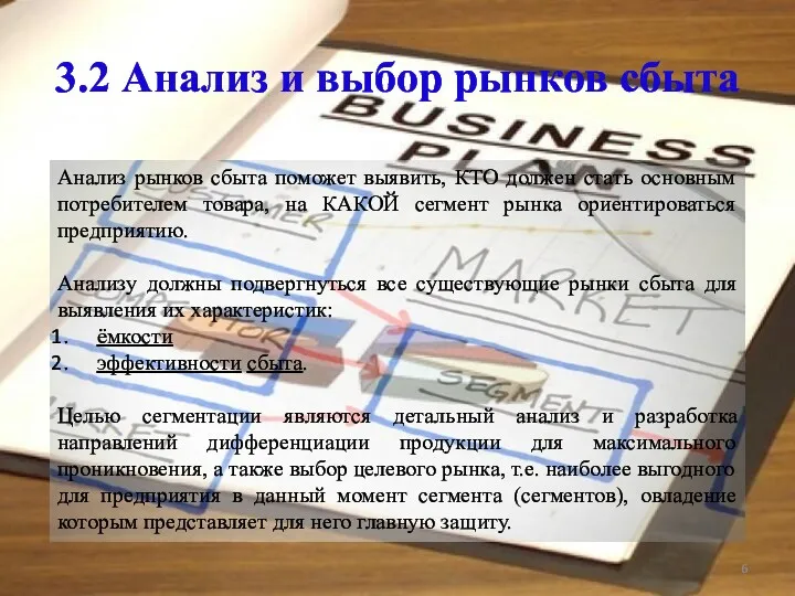 3.2 Анализ и выбор рынков сбыта Анализ рынков сбыта поможет