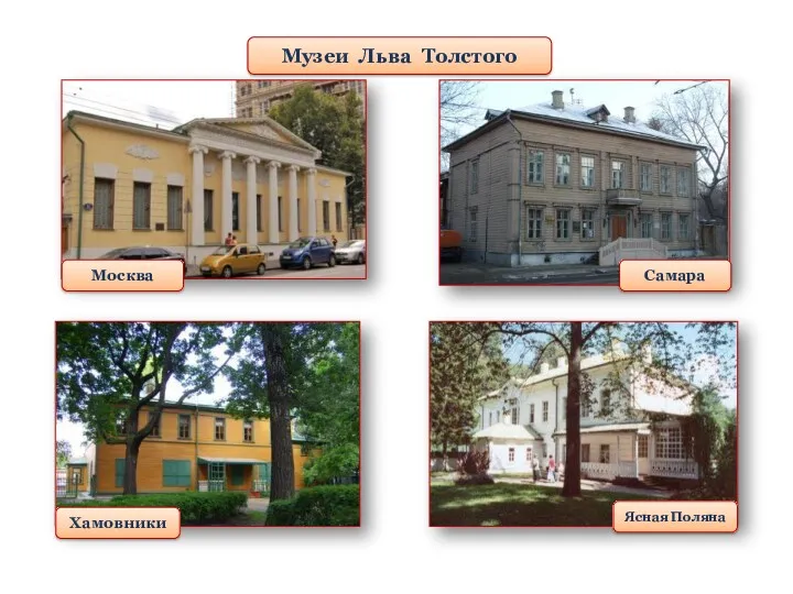 Музеи Льва Толстого