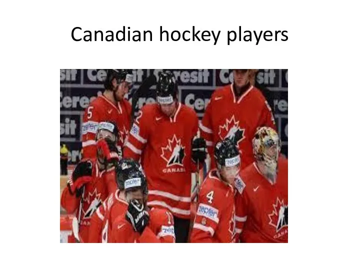 Canadian hockey players