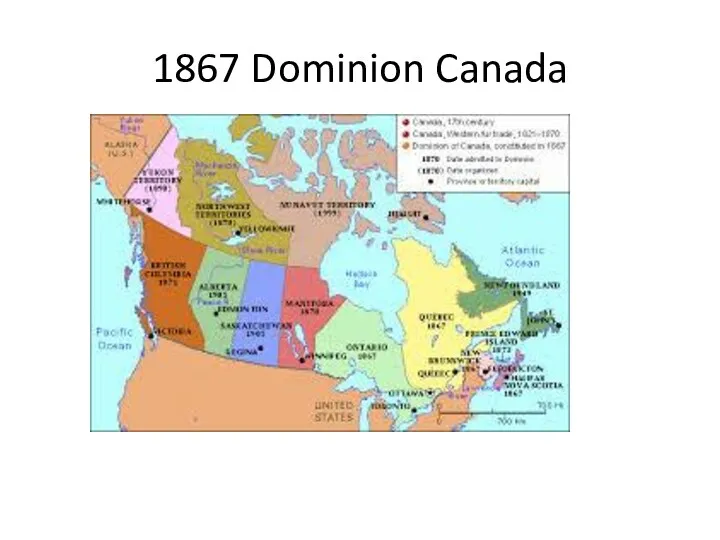 1867 Dominion Canada