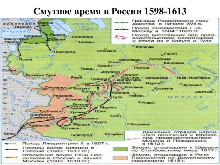 Смутное время в России 1598-1613