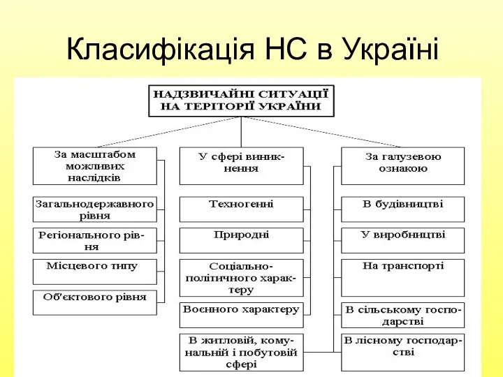 Класифікація НС в Україні