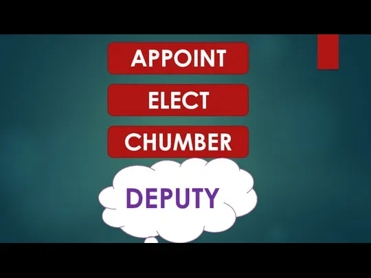APPOINT ELECT CHUMBER DEPUTY