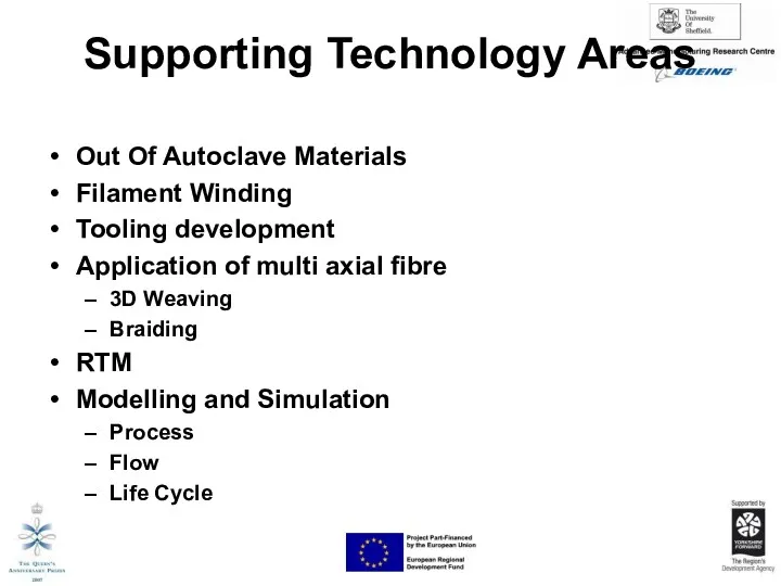 Supporting Technology Areas Out Of Autoclave Materials Filament Winding Tooling