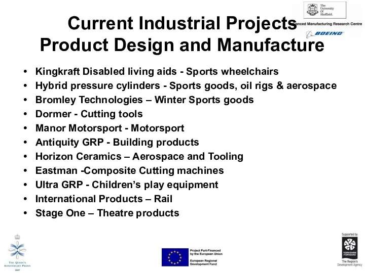 Current Industrial Projects Product Design and Manufacture Kingkraft Disabled living