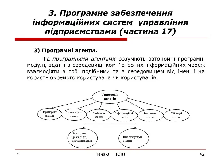* Тема-3 ІСТП 3. Програмне забезпечення інформаційних систем управління підприємствами (частина 17) 3)