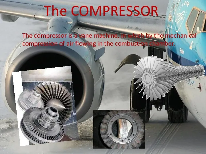 The COMPRESSOR The compressor is a vane machine, in which