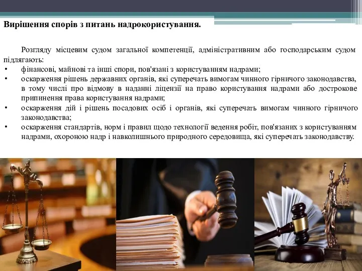 Розгляду місцевим судом загальної компетенції, адміністративним або господарським судом підлягають: