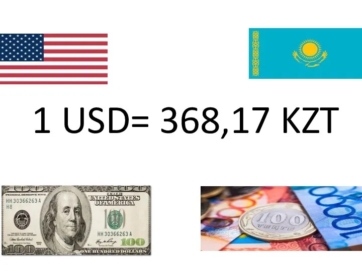 1 USD= 368,17 KZT