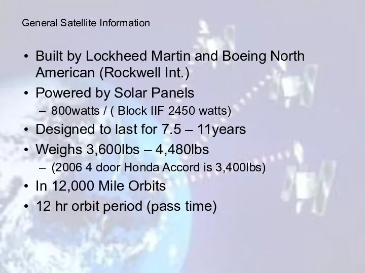 Built by Lockheed Martin and Boeing North American (Rockwell Int.) Powered by Solar
