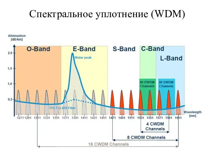 Спектральное уплотнение (WDM)