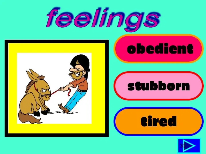 obedient stubborn tired 30 feelings